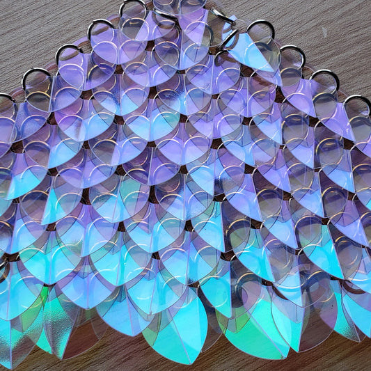 Medium Thin Plastic Iridescent Scalemail Scale SS036