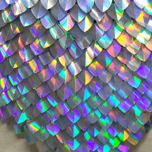 Medium Thin Plastic Holographic Scalemail Scale SS03