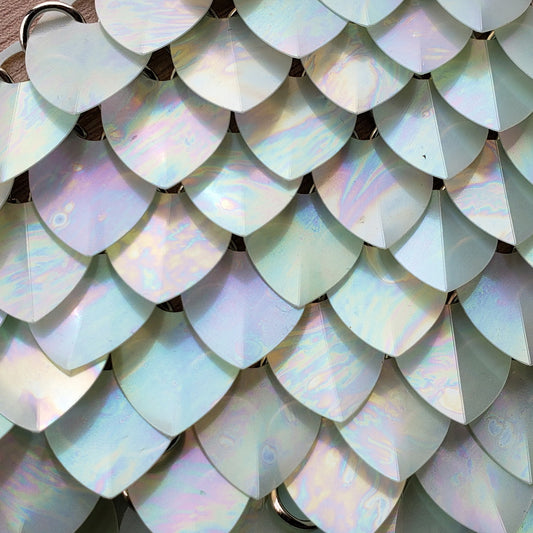 Medium Thin Plastic Iridescent Scalemail Scale SS095