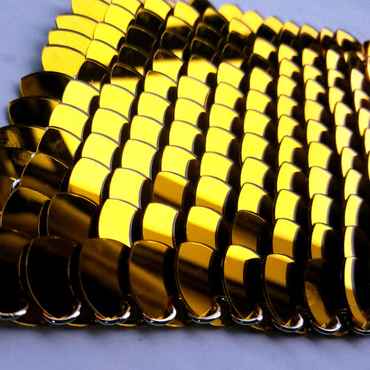 Acrylic Mirror Gold Scalemail Scale