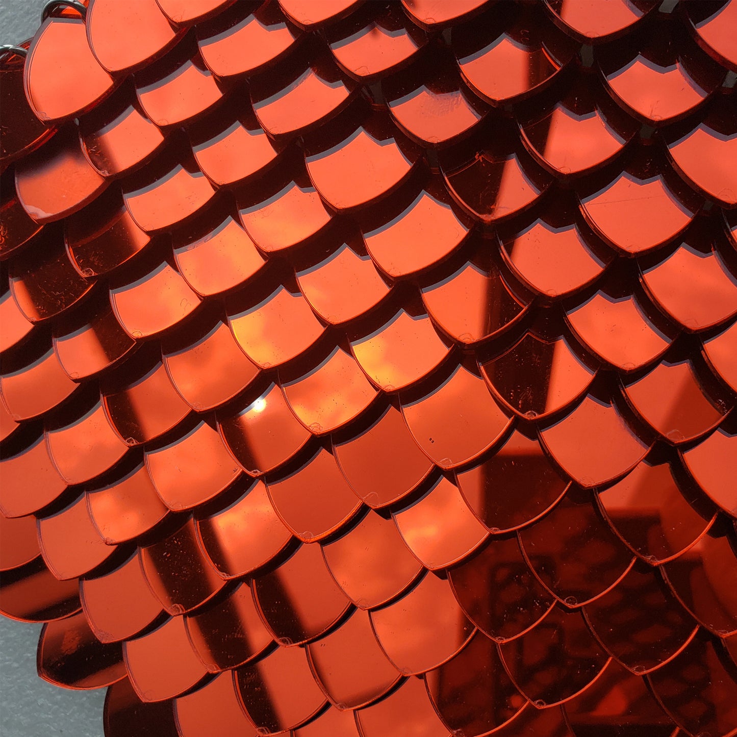 Acrylic Mirror Red Scalemail Scale